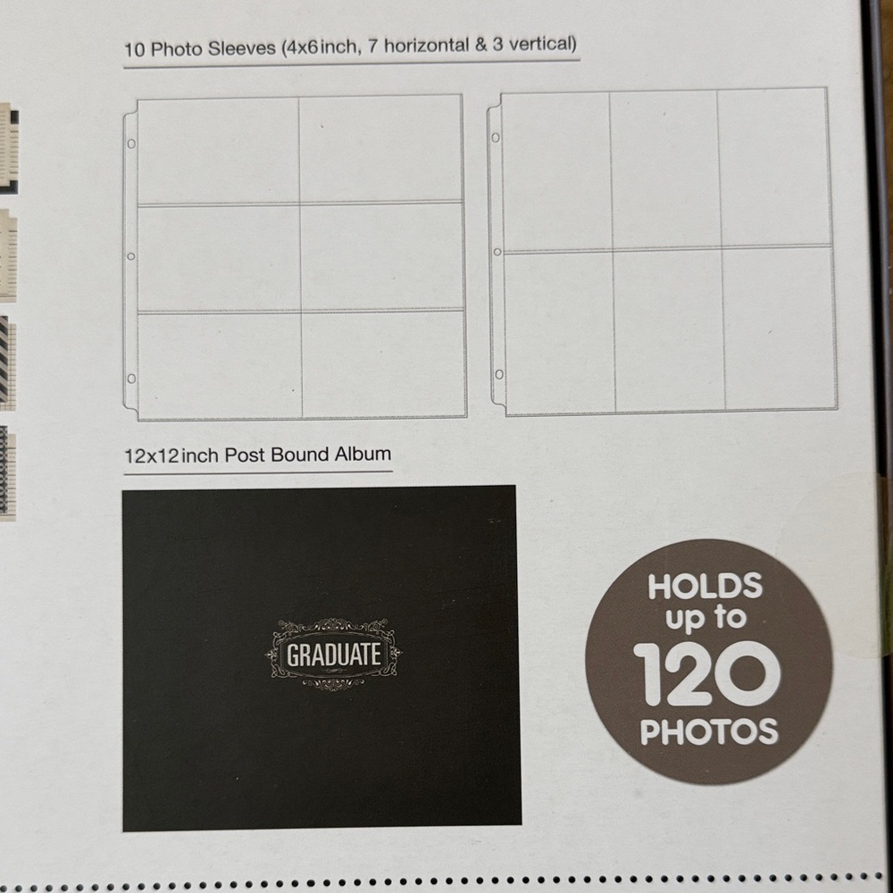We R Memory Keepers Graduation Album Kit - Black - Picture 4 of 7